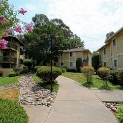 Beautifully manicured courtyards
